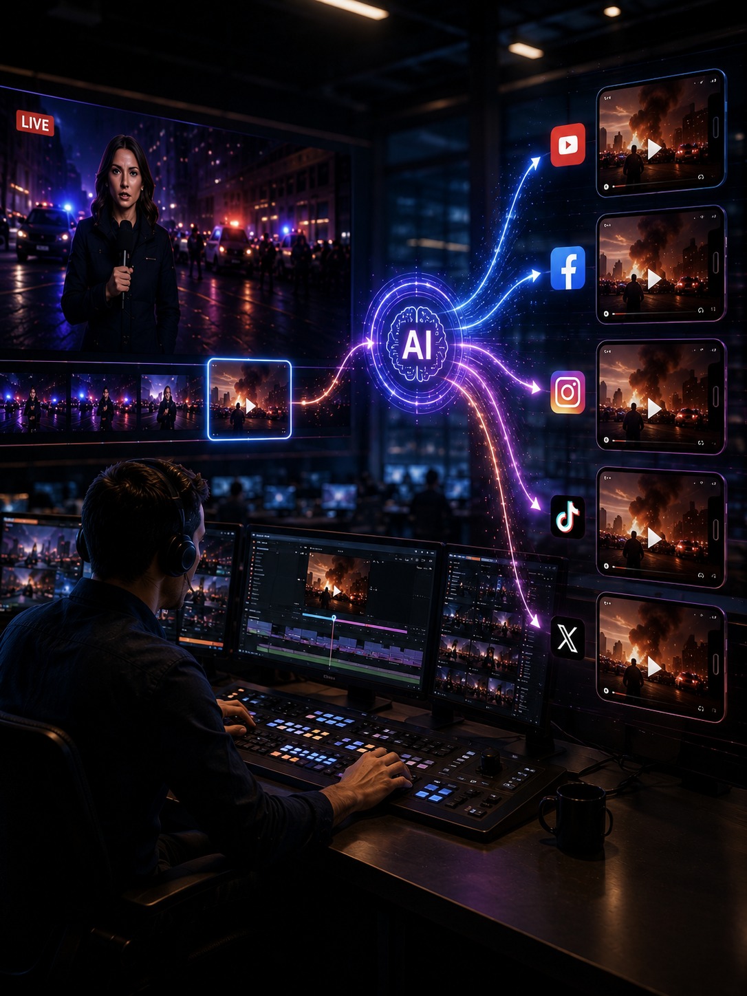 MultiTV social ai