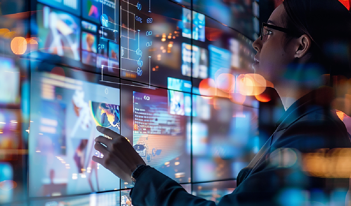 A visual representation of enterprise video distribution.