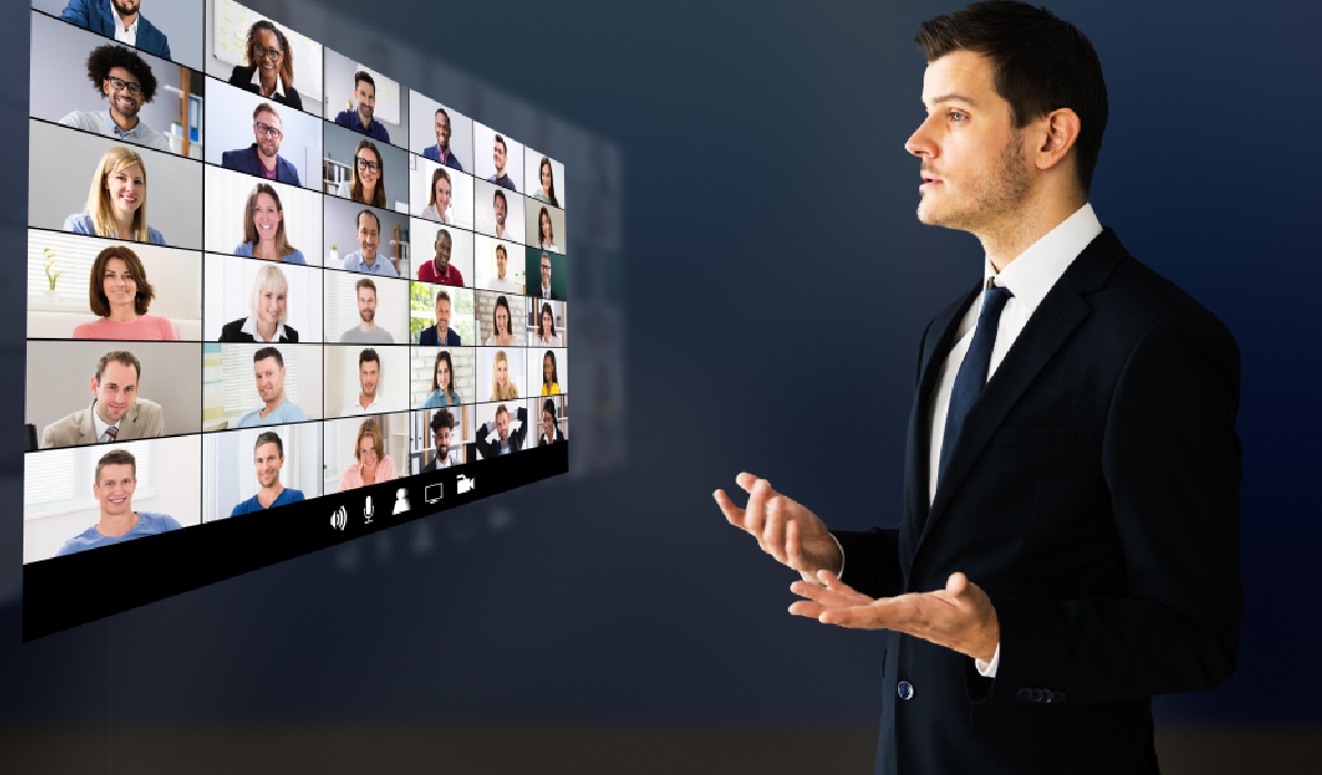 A visual representation of a virtual annual general meeting.