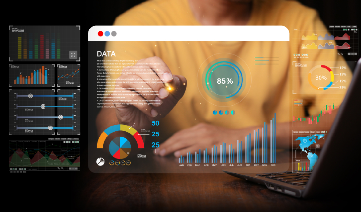 Illustration of a content monetization platform dashboard showing ARPU.