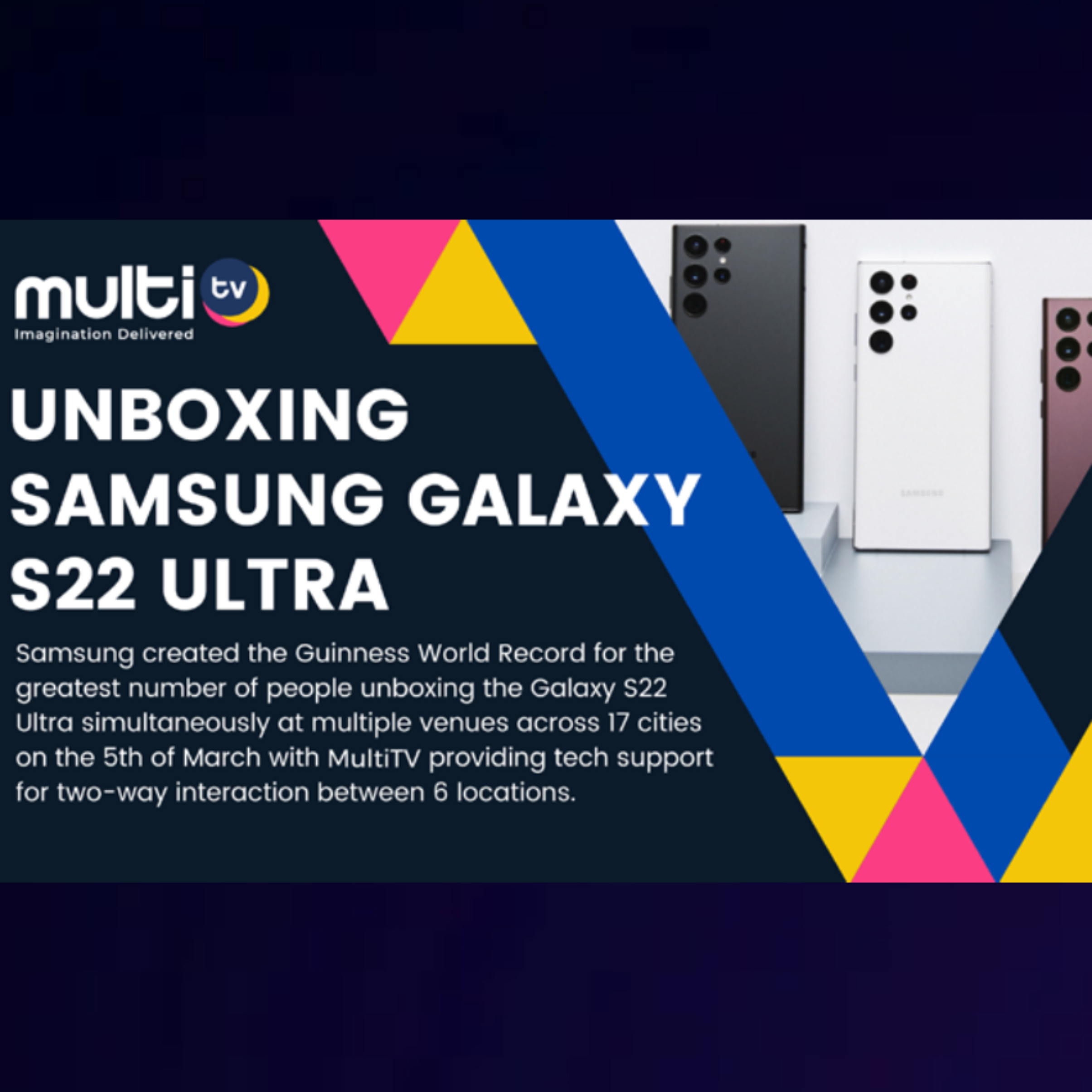 Samsung With MultiTv | Case Study | video processing platform